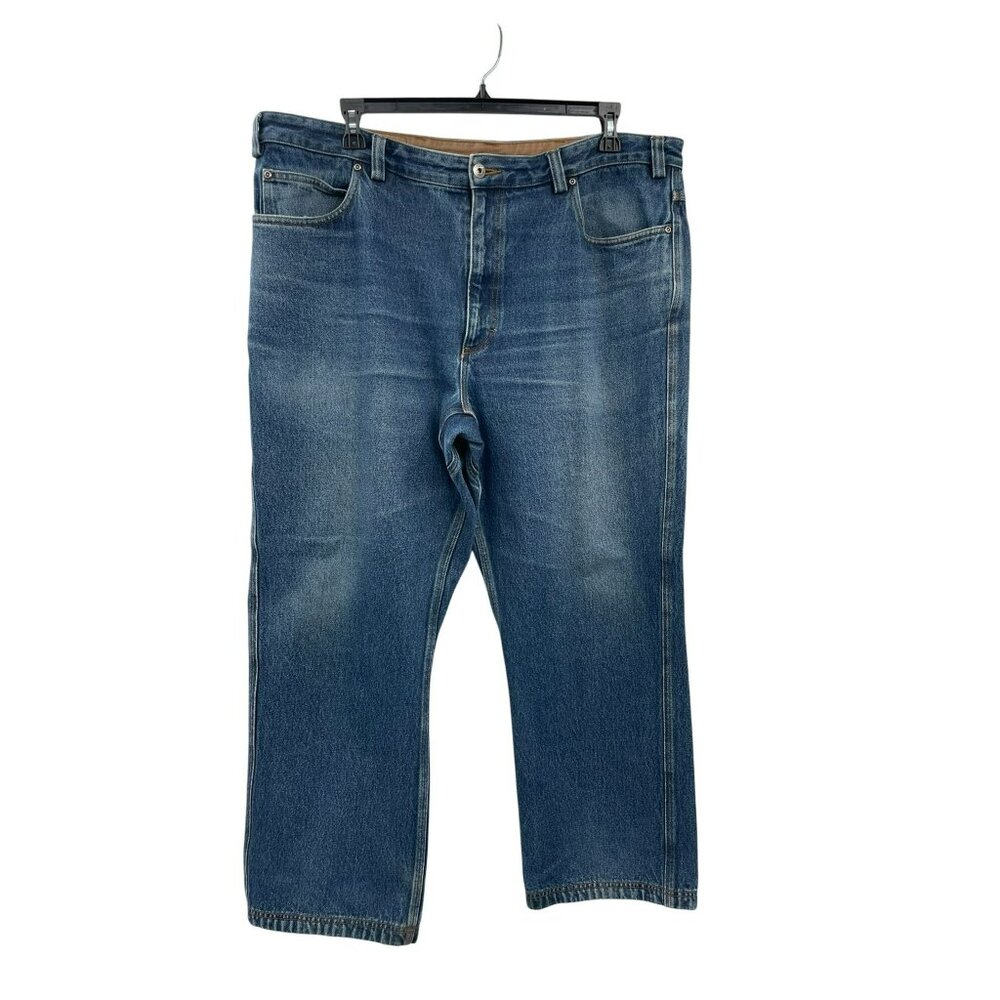 Duluth Trading Ballroom Relaxed Jeans Mens 44x30 Used Some Wash Wear